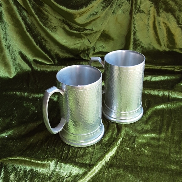 bankatin Dining Indonesian Banka Tin Mugs Set Of 2 Poshmark